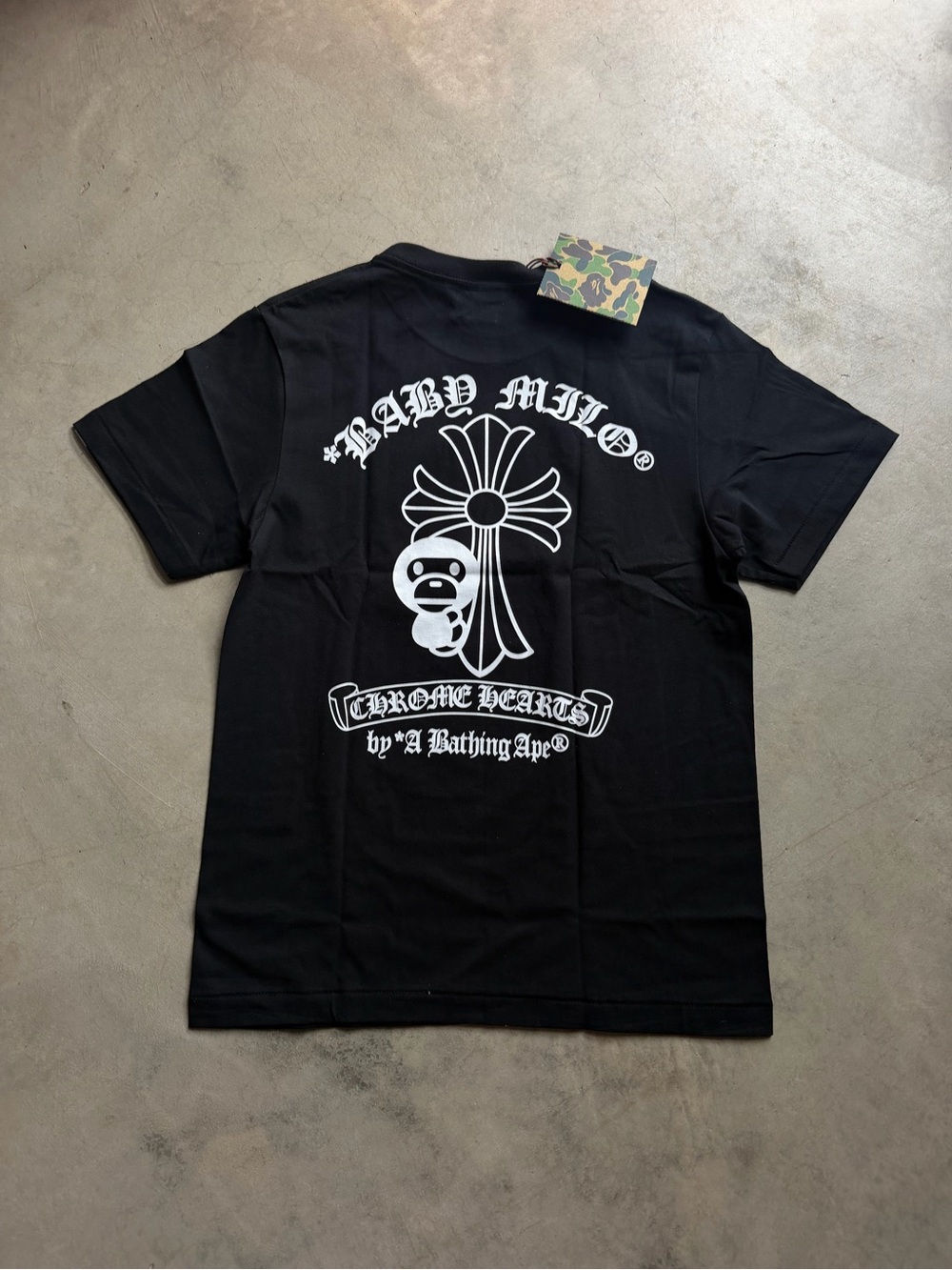 Chrome X Bape Black T Shirt - Picture 5 of 5